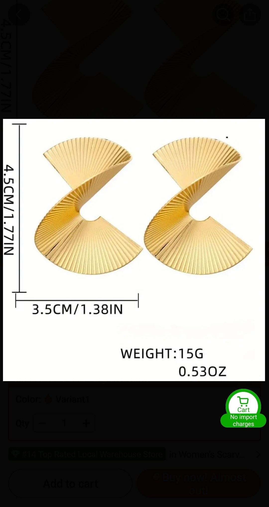 Gold Geometric Earrings