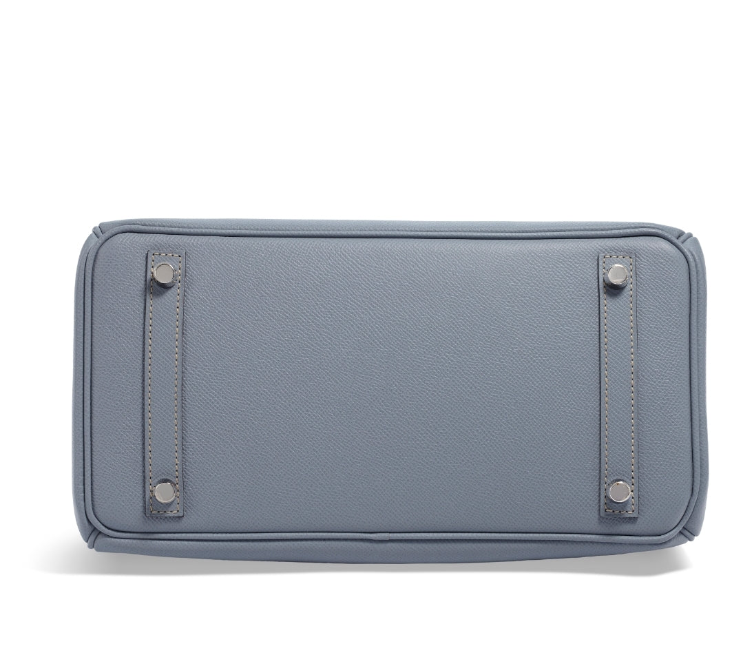 Mini Leather Firkin in Sky