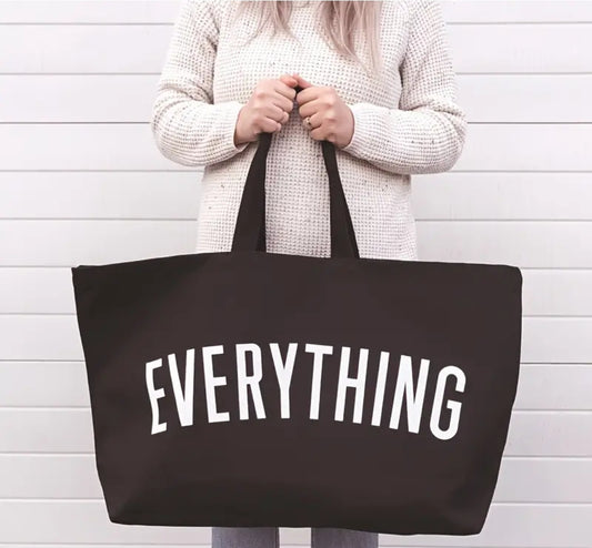 Tote Canvas Bag in Black