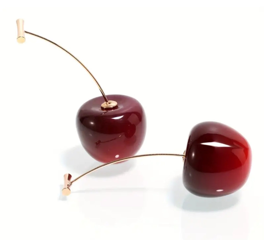 Gold plated Cherry Earrings