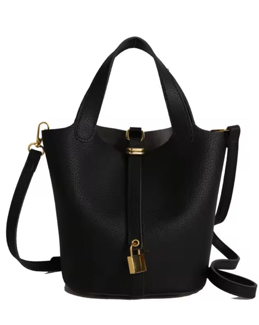 Designer Inspired by the Hermes Picotin Handbag in Black or Red