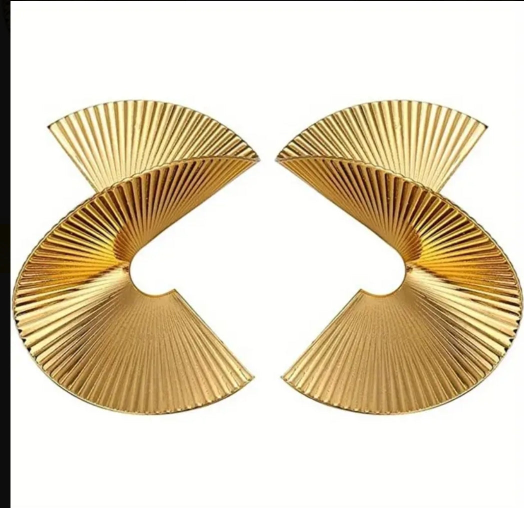Gold Geometric Earrings