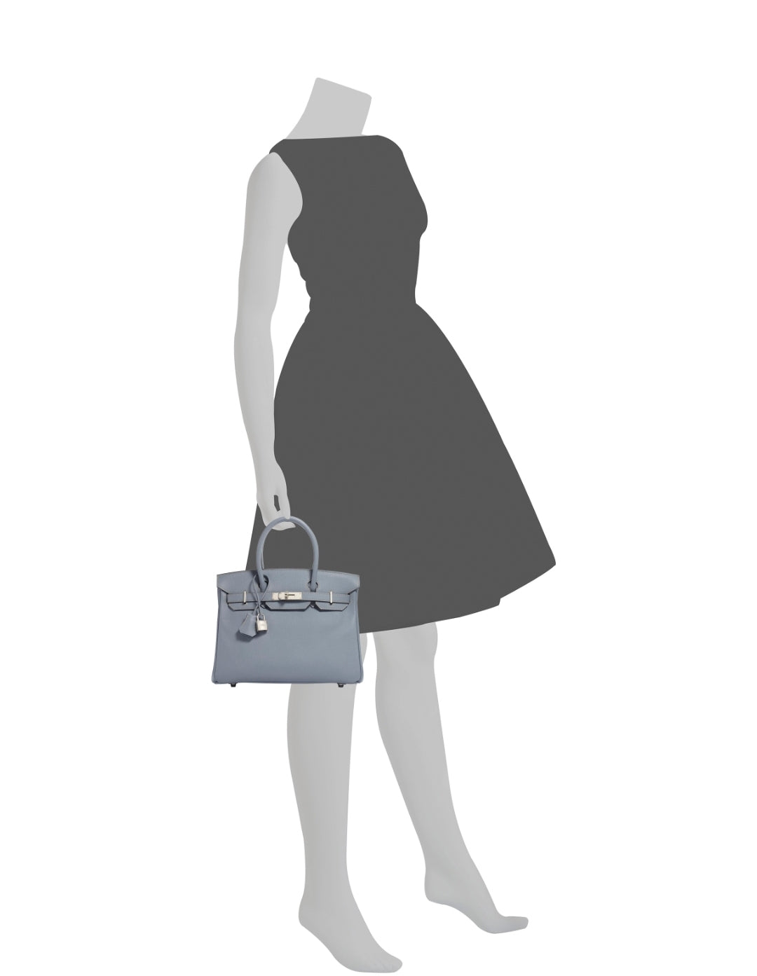 Mini Leather Firkin in Sky