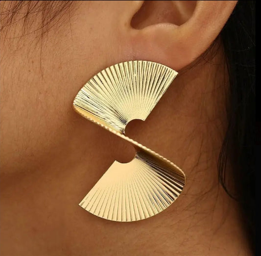 Gold Geometric Earrings