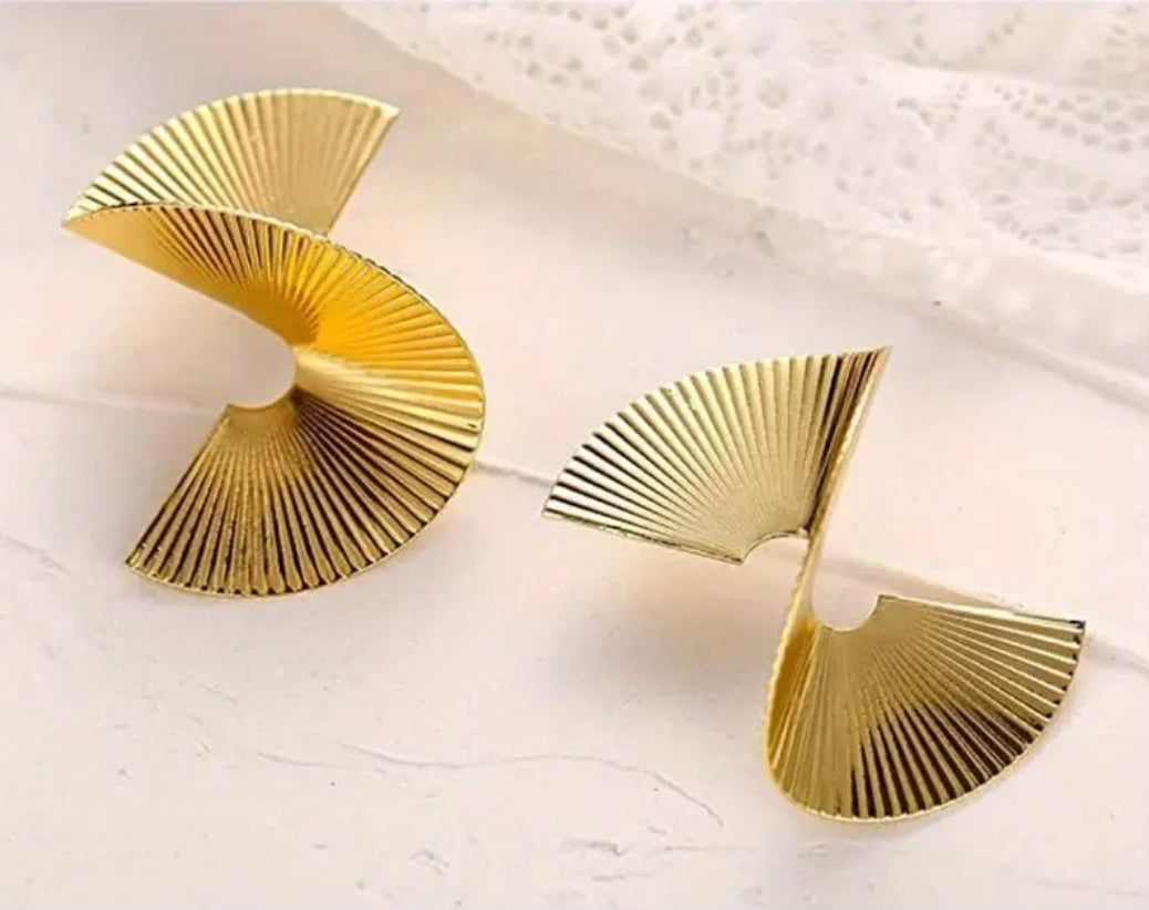 Gold Geometric Earrings
